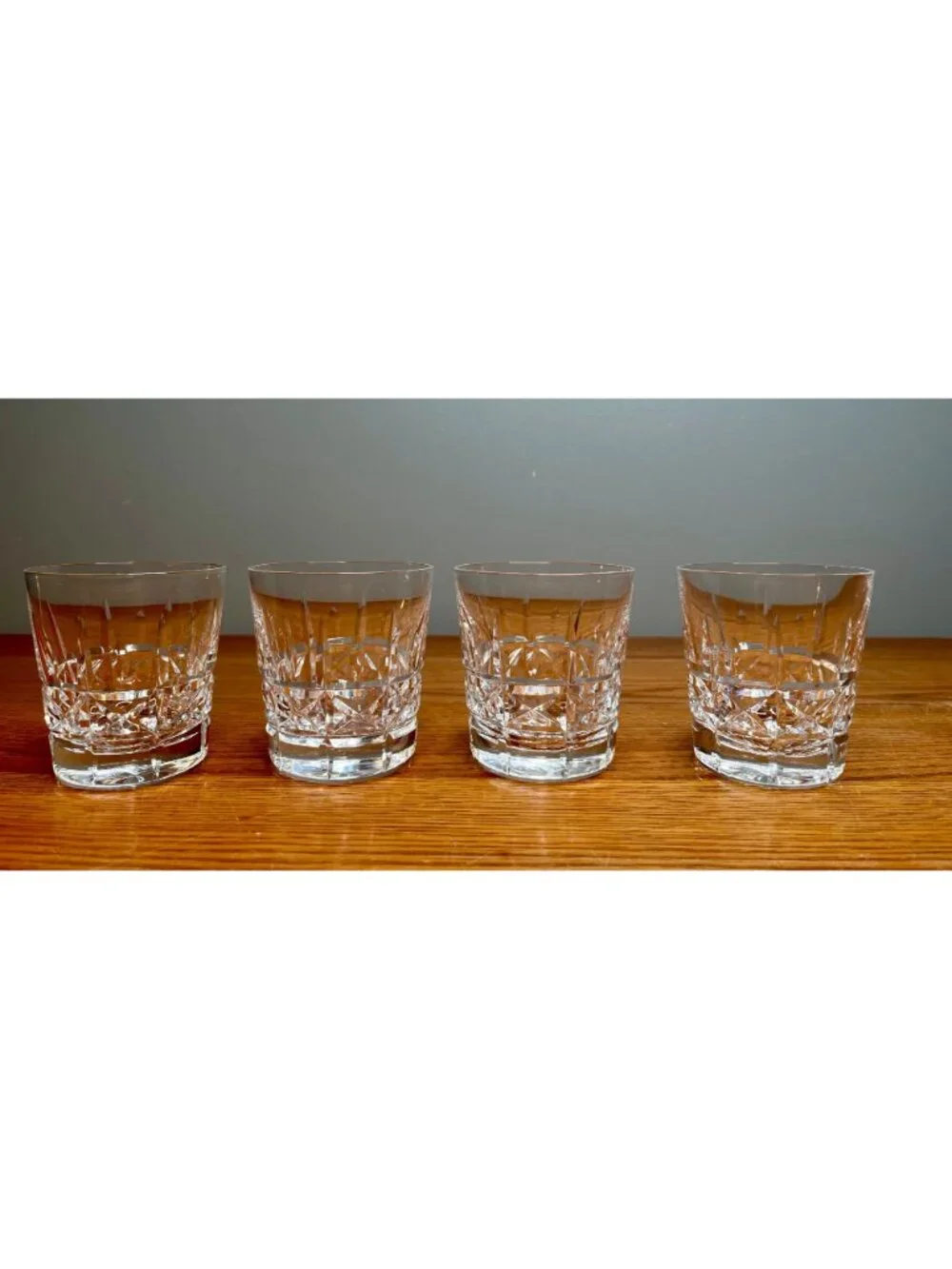 Vintage Waterford Crystal Kylemore Old Fashioned Glasses Set of 4